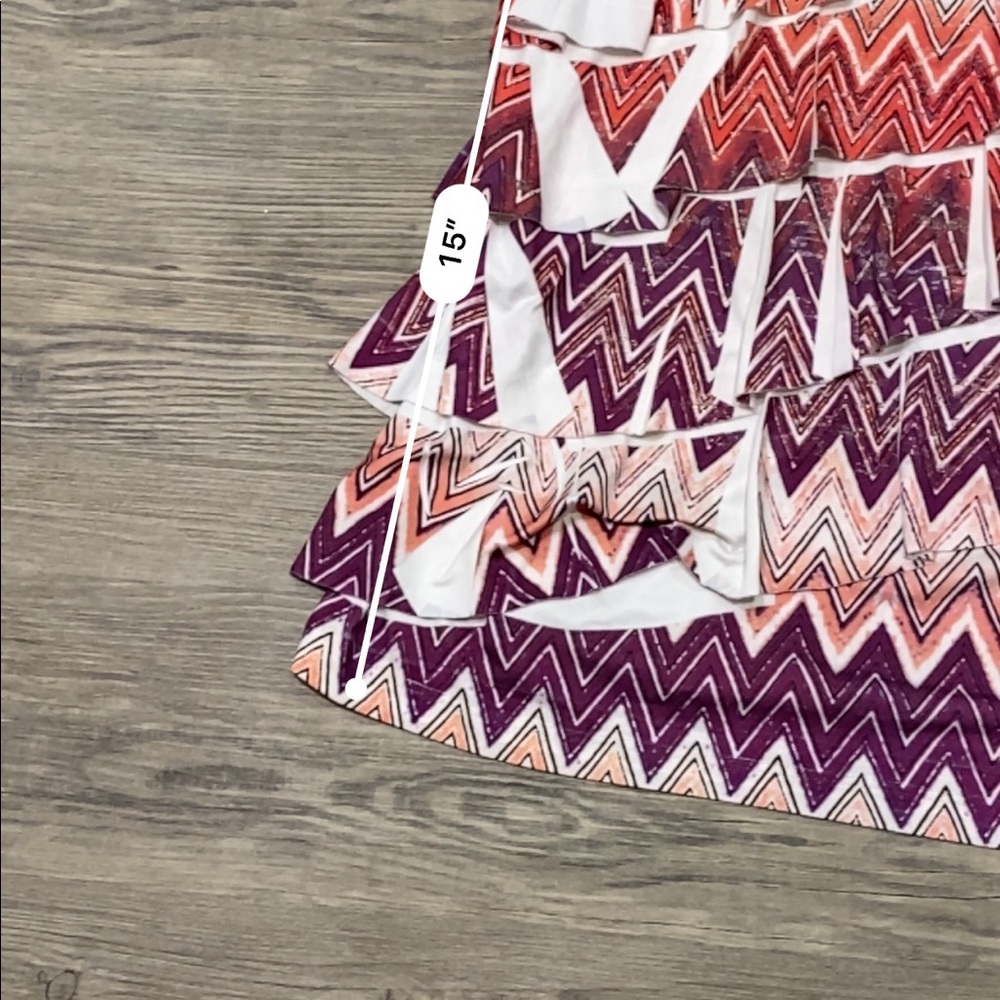 Zigzag Layered Ruffle Tank - Picture 10 of 10